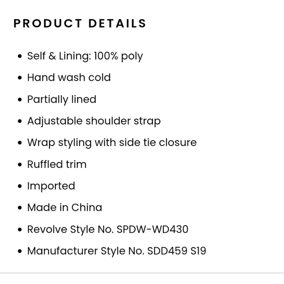 superdown Light Blue Ruffle Mini Dress - Picture 7 of 8